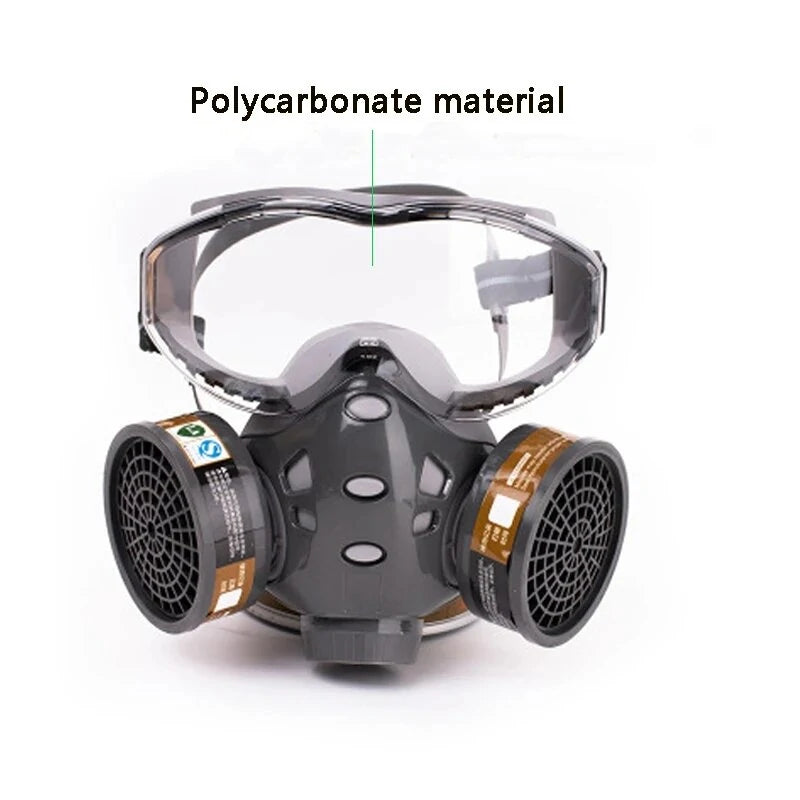 8200 Respirator Gas Mask Half Mask for Painting Dust Machine Polishing Welding Work Protection