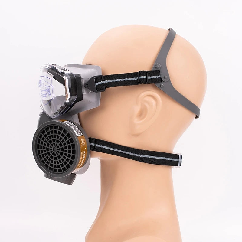 8200 Respirator Gas Mask Half Mask for Painting Dust Machine Polishing Welding Work Protection