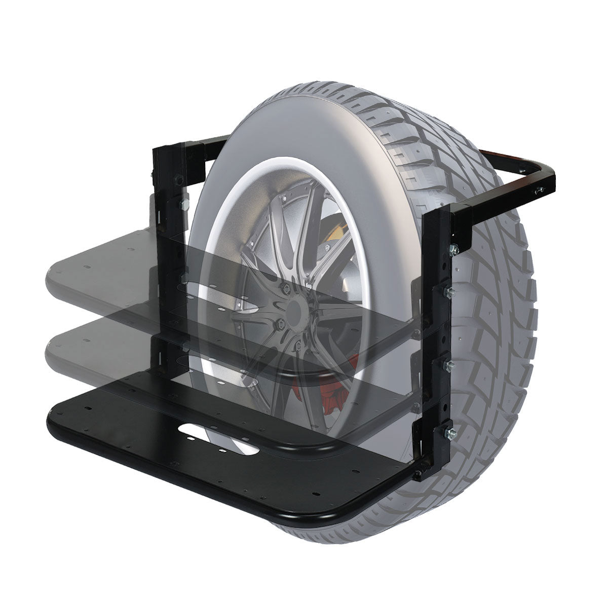 Car Heater Bracket Foldable Adjustable Universal for 14 to 18 Inches (about 36 to 46 cm) Tires