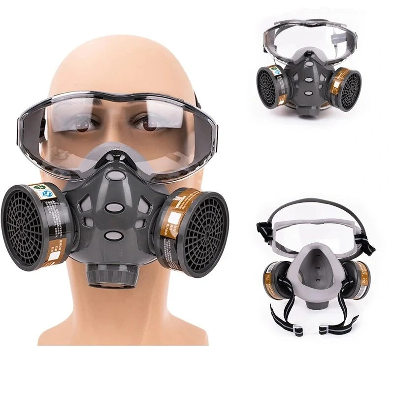 8200 Respirator Gas Mask Half Mask for Painting Dust Machine Polishing Welding Work Protection