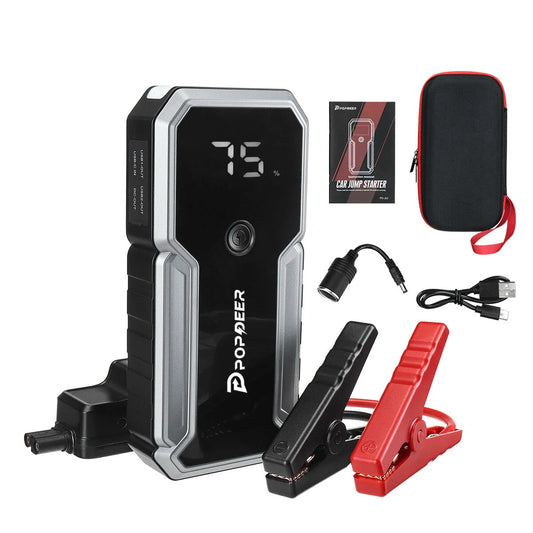 POPDEER PD-J02 23800mAh 3000A Jump Starter with QC 3.0 Fast Charging for 10.0 Gas/8.0L Diesel