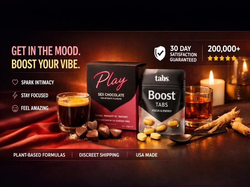 Tabs Supplements Natural Tongue Tabs And Functional Chocolate For Energy Focus Relaxation And Mood Enhancement