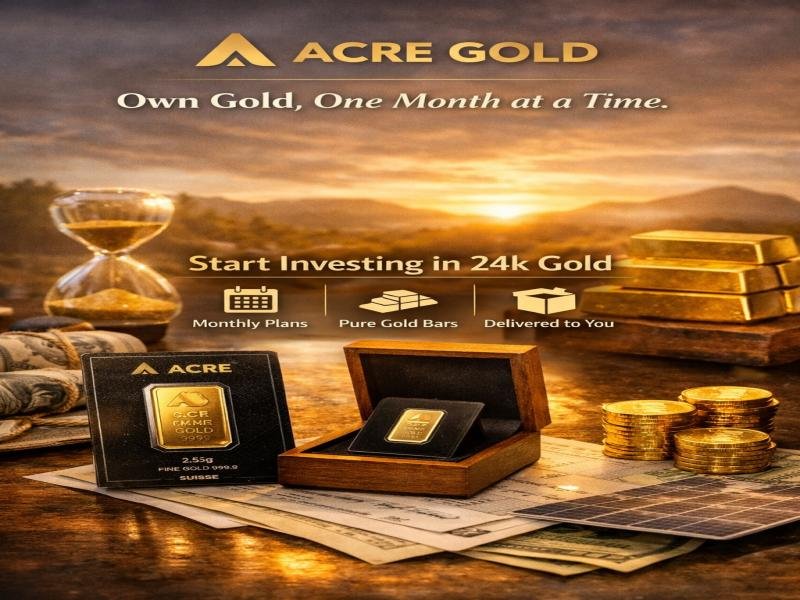 Acre Gold subscription gold bars invest in gold monthly buy gold bars online affordable gold investment