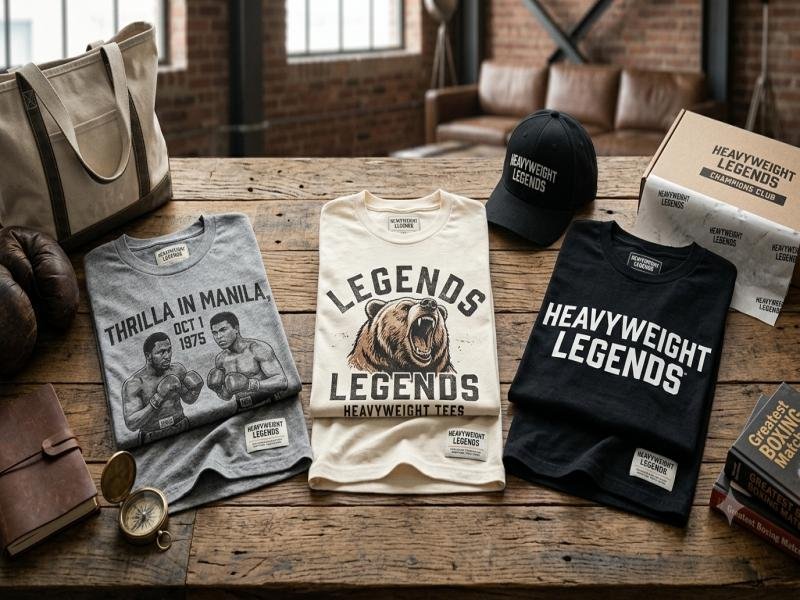 Heavyweight Legends T Shirts Guide. Premium Heavyweight Graphic Streetwear Collection
