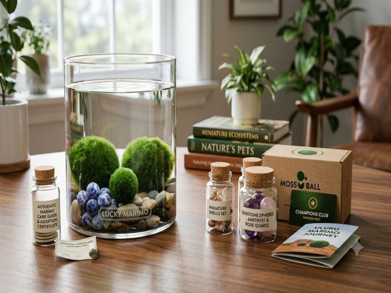 Moss Ball Pets Marimo Moss Balls Terrariums Indoor Plants And Nature Inspired Gifts Guide