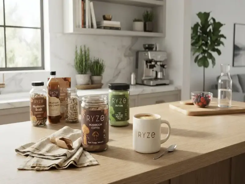 RYZE Superfoods Review and Product Guide for Mushroom Coffee and Wellness Drinks